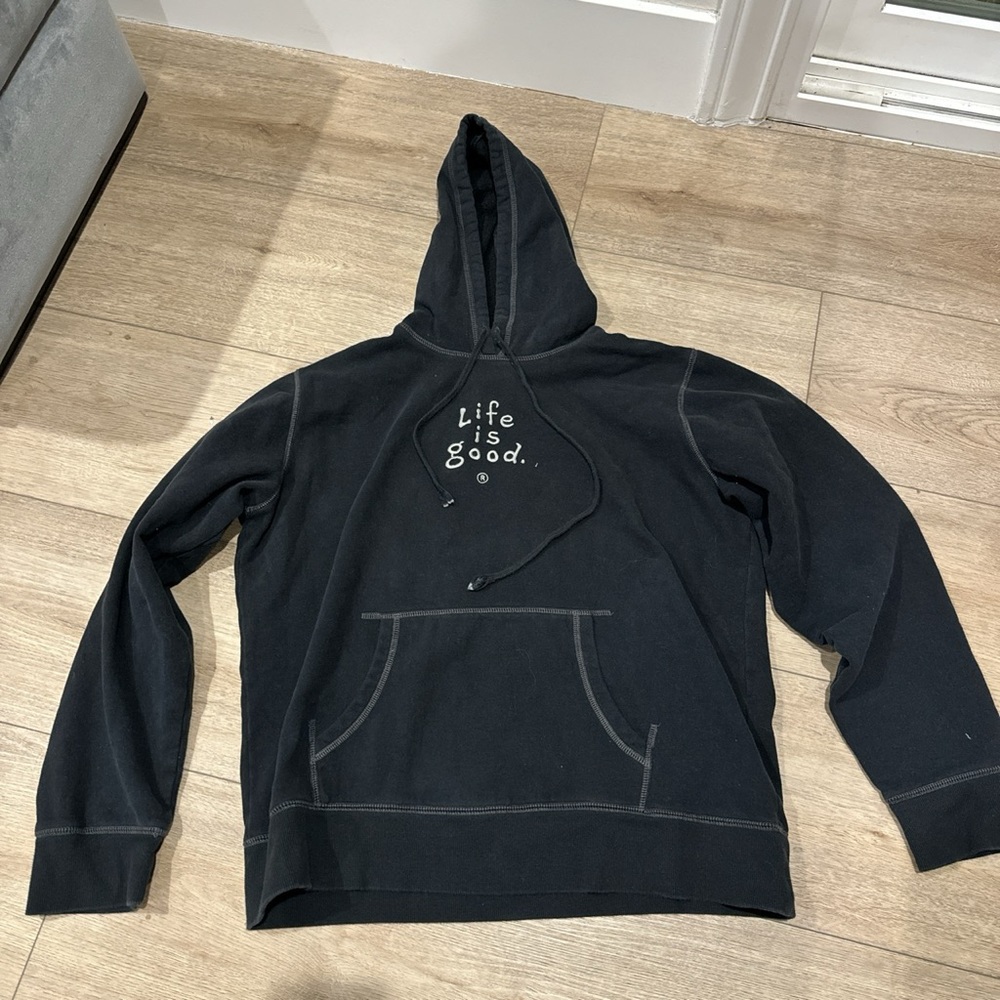 Life Is Good black oversized women’s hoodie